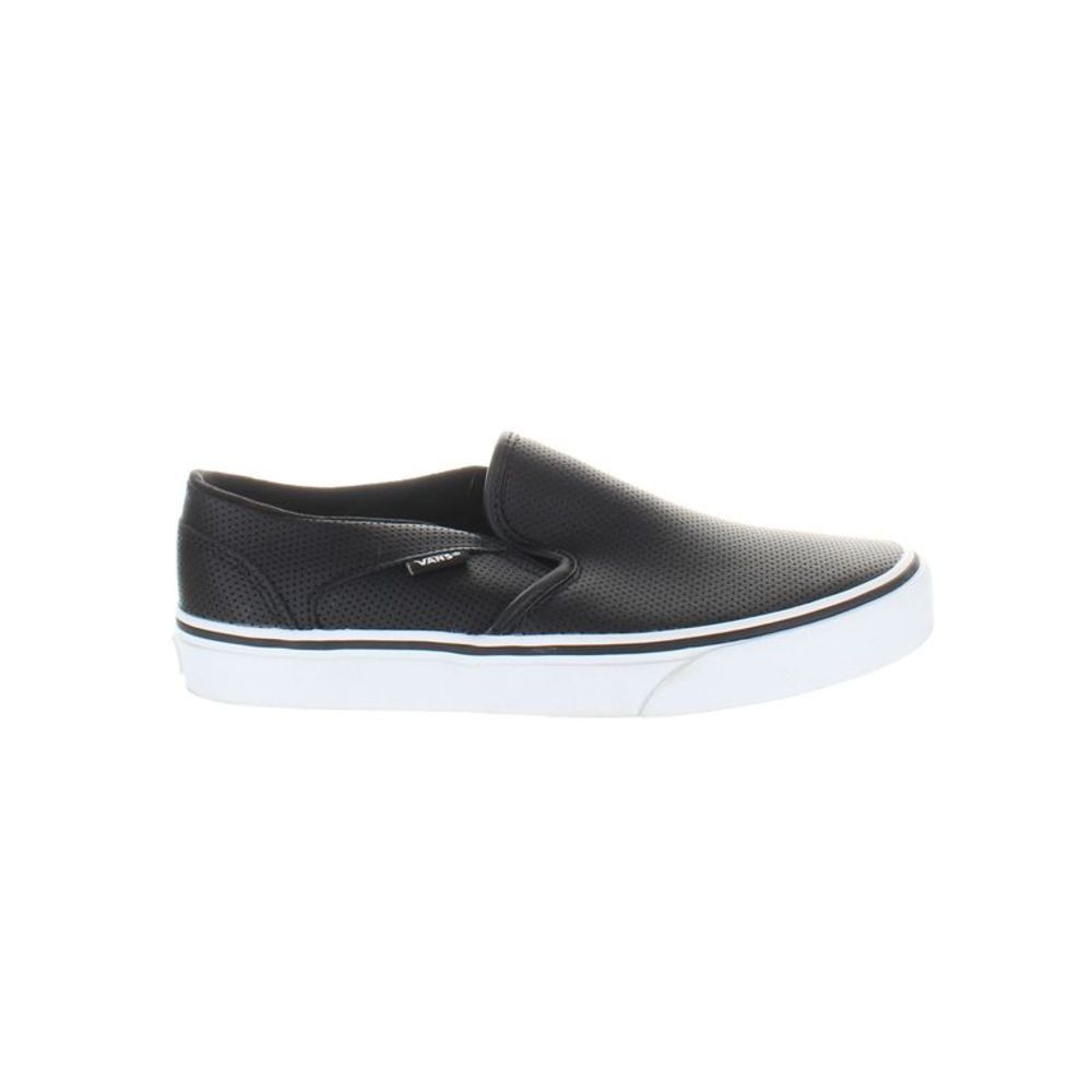 Vans Black Perforated Slip-On Sneakers